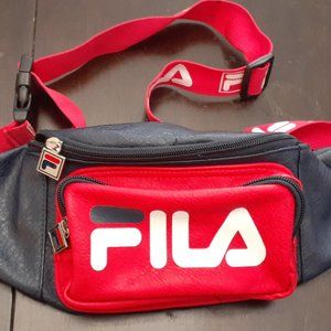 Fila red and blue fanny pack